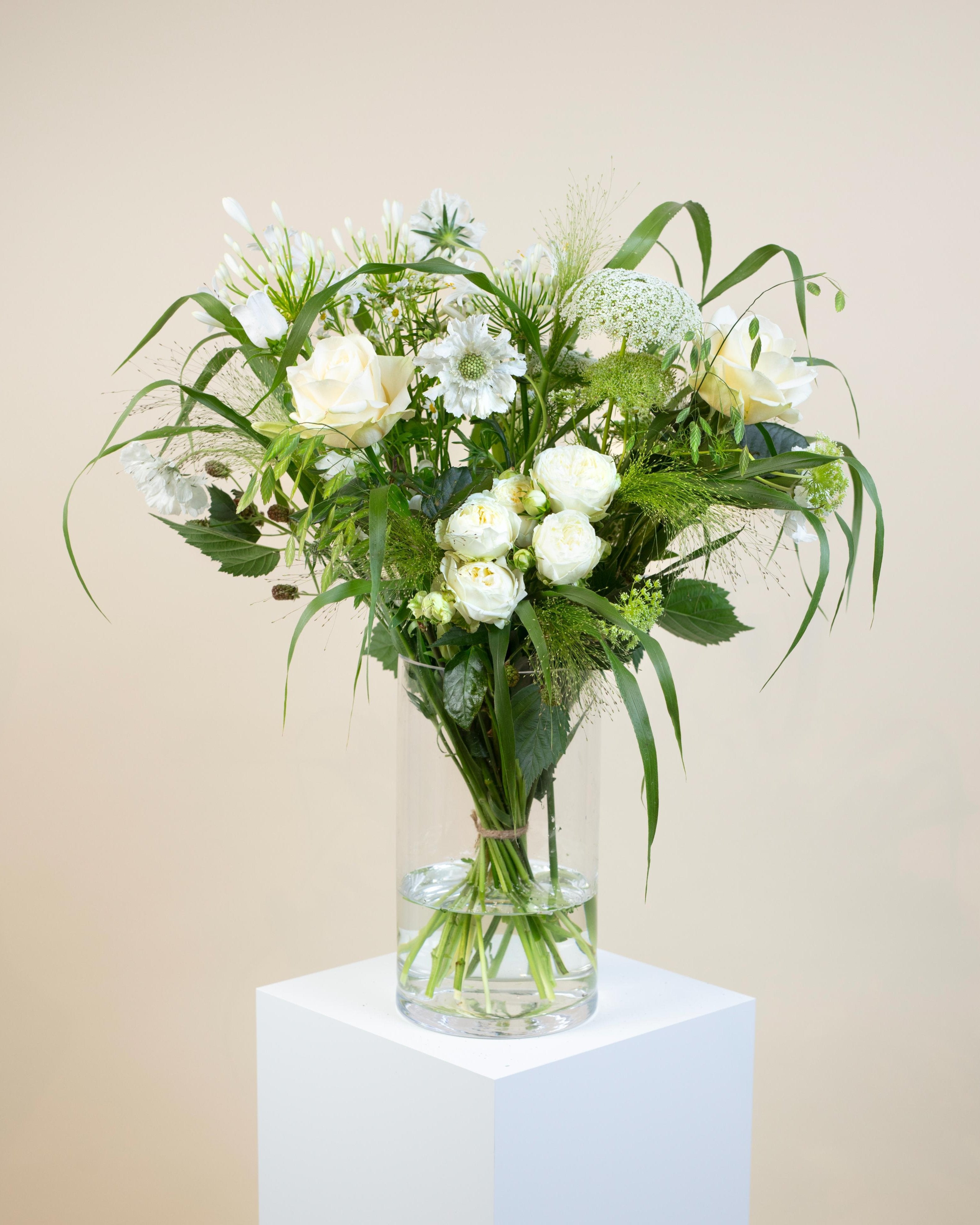 Simply White & Green Bouquet